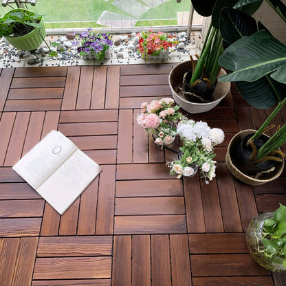 Solid Wood Flooring for Outdoor and Indoor