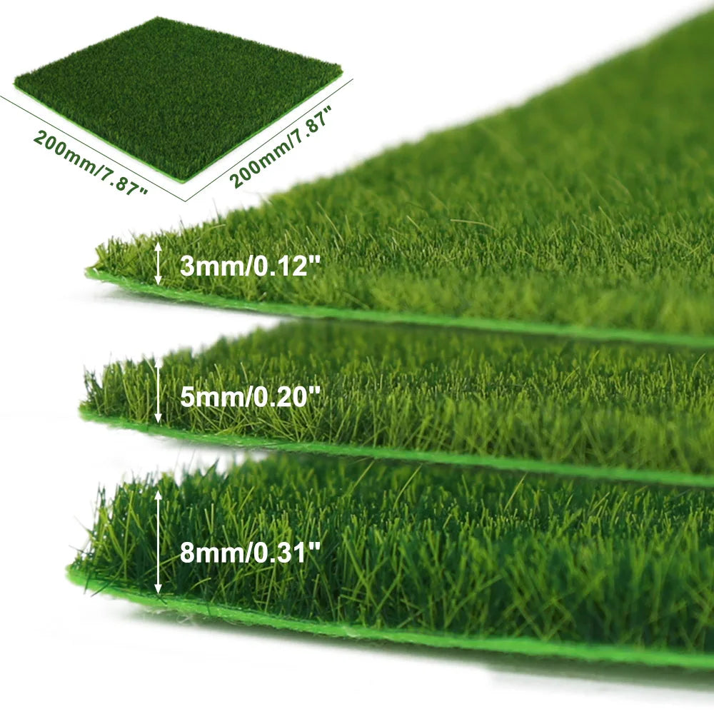 Thick Artificial Grass Mat for DIY Project