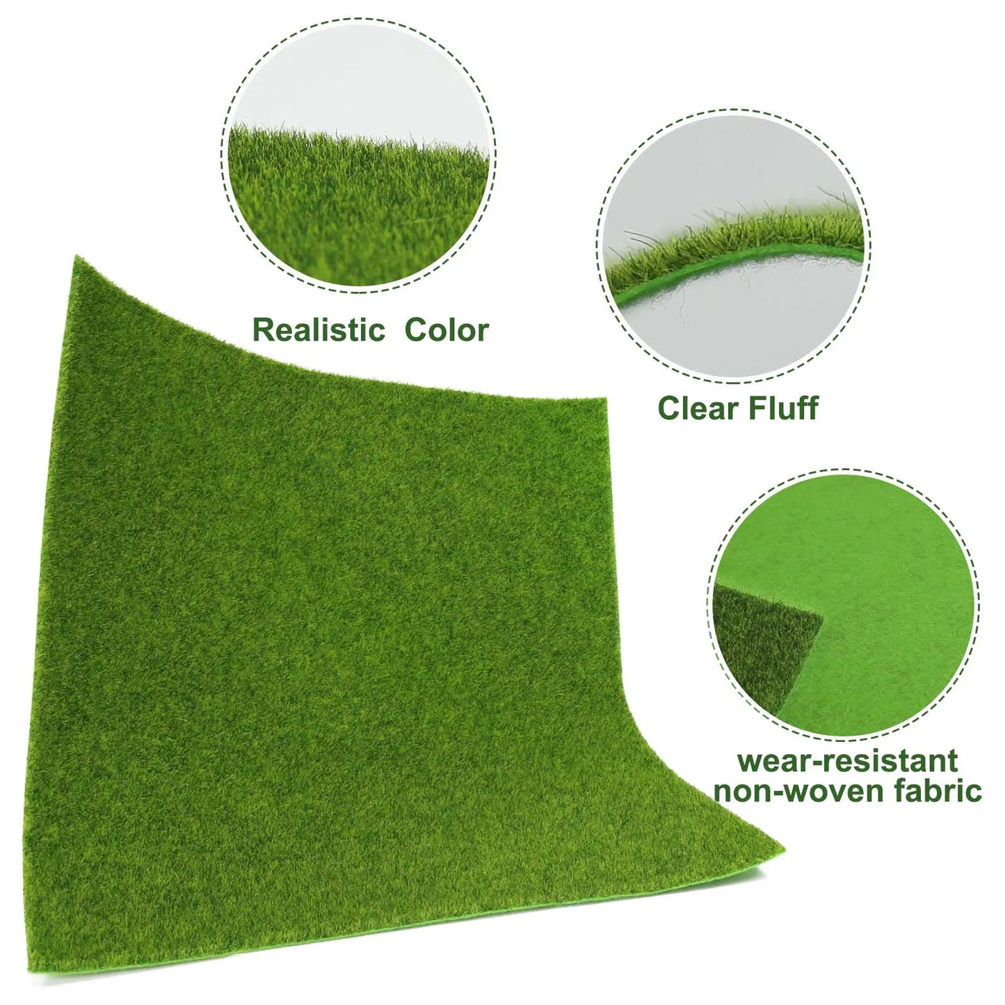 Thick Artificial Grass Mat for DIY Project