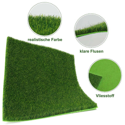 Thick Artificial Grass Mat for DIY Project