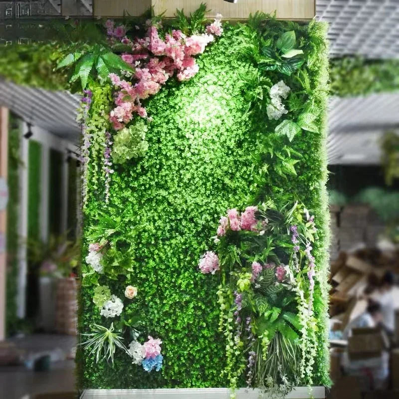 Artificial Subtropical Wall Panel Plant Decoration