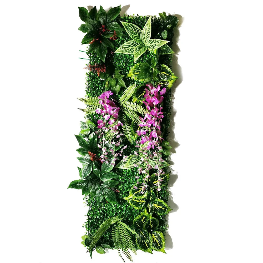 Artificial Subtropical Wall Panel Plant Decoration