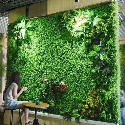 Artificial Subtropical Wall Panel Plant Decoration