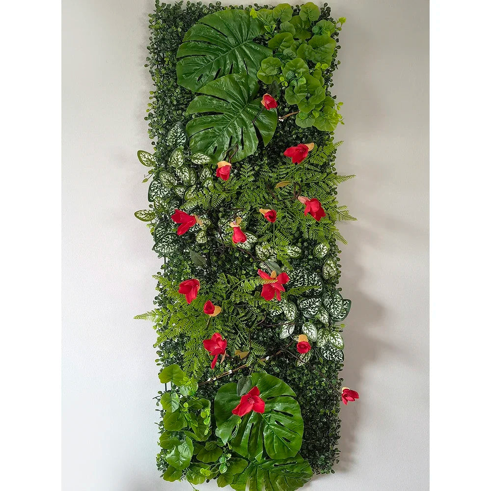 Artificial Subtropical Wall Panel Plant Decoration